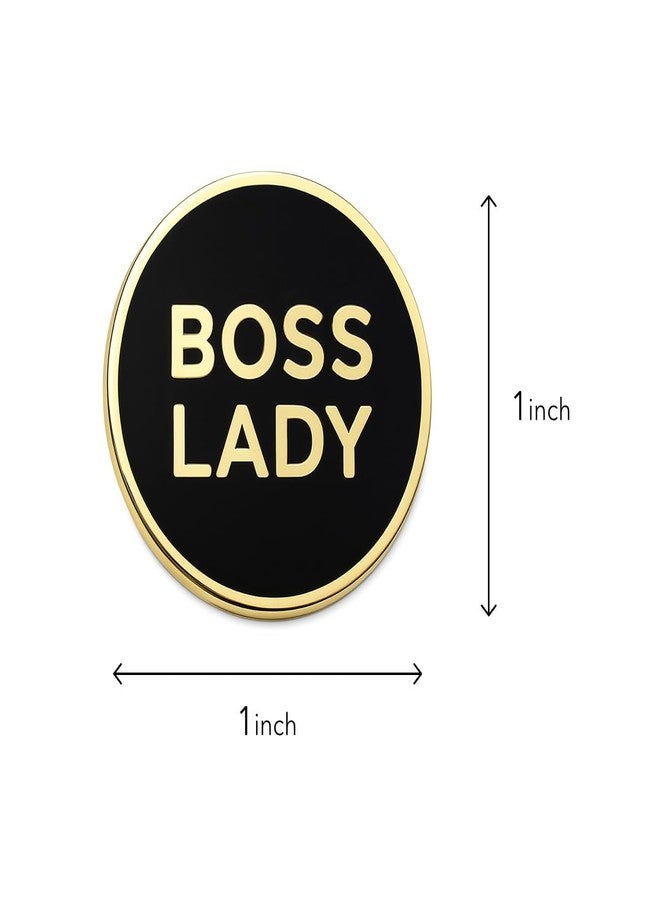 PinMaze Boss Lady Lapel Pin - Funny Bossy Female Brooch - Mother's Day Gift for Women Mom - Image 4
